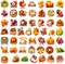 200Pcs Cute Thanksgiving Stickers (Thanksgiving a) 5.9 x 4.72 x 0.6 inches